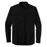 Long Sleeve One Pocket Button-Down Polo (LL07)