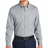 Long Sleeve Double Pocket Button-Down Polo (LL08)