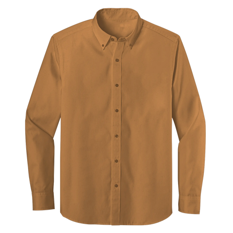 Long Sleeve Button-Down Polo (LL09)