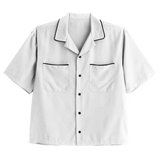 Short Sleeve Double Pocket Polos with Piping (SL05)