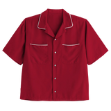 Short Sleeve Double Pocket Polos with Piping (SL05)