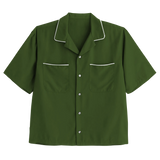 Short Sleeve Double Pocket Polos with Piping (SL05)