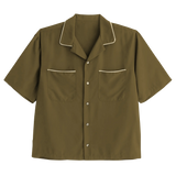 Short Sleeve Double Pocket Polos with Piping (SL05)