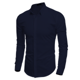 Button Down Long Sleeve Polo