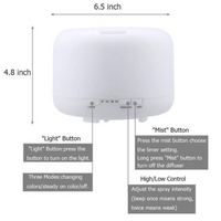 7 LED Color Light Air Humidifier with Remote Control (C09)
