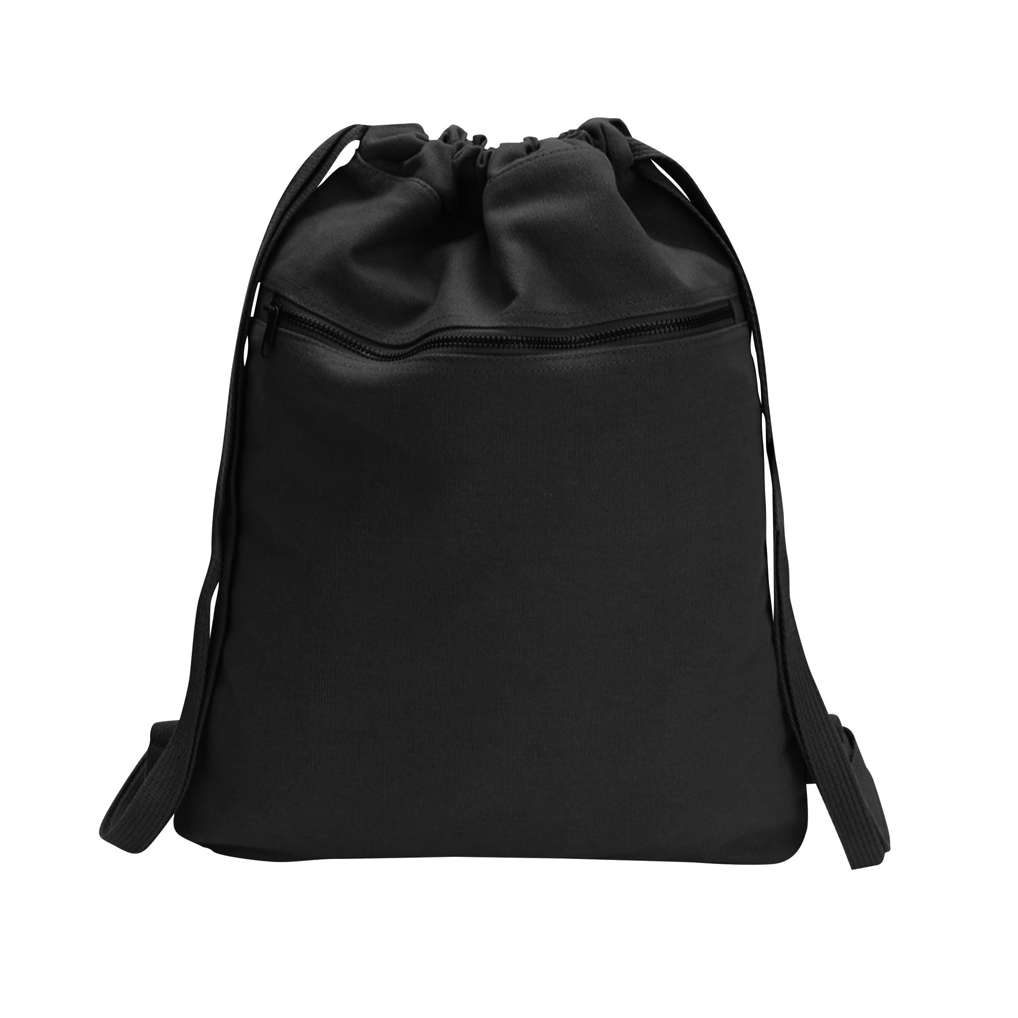 Drawstring Bag with Front Pocket (DB05)