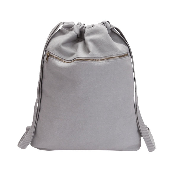 Drawstring Bag with Front Pocket (DB05)